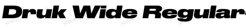 Druk Wide Regular字体转换 Druk Wide Regular字体转换